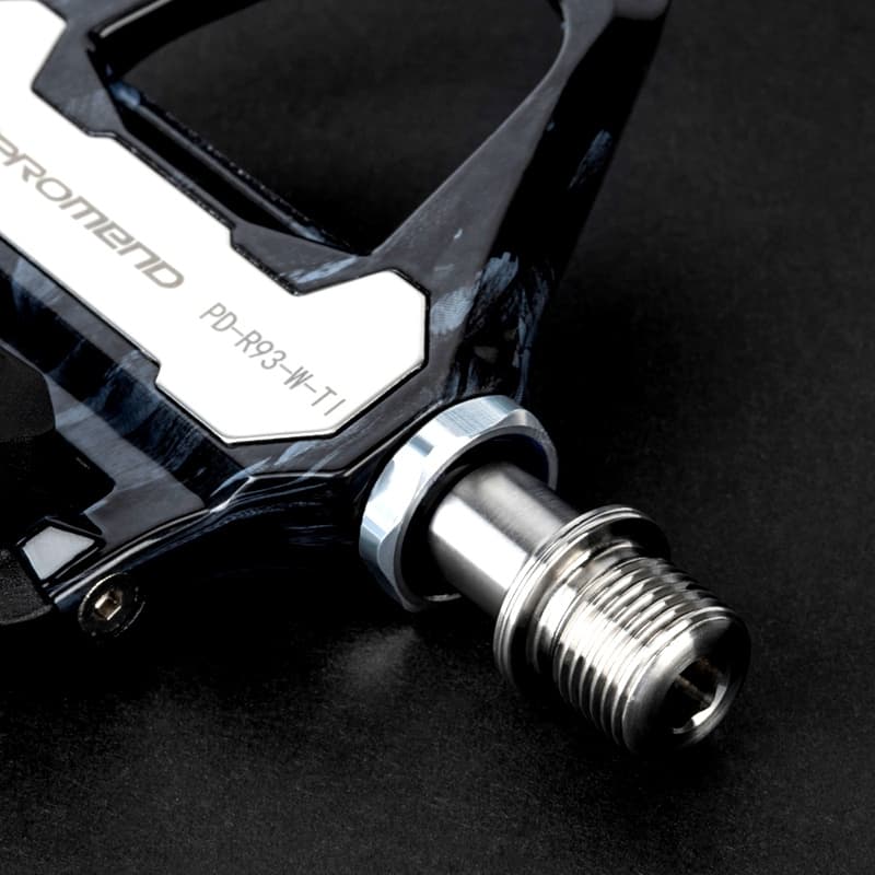 Pedales Automáticos Ruta Promend PD-R93W-TI | Carbono y Eje de Titanio (224g) foto 2