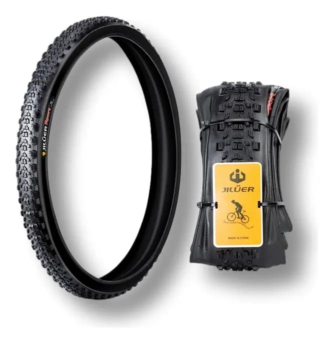 Cubierta Bicicleta Jiluer 29x2.2 Mtb 60 tpi Kevlar tubeless Negro